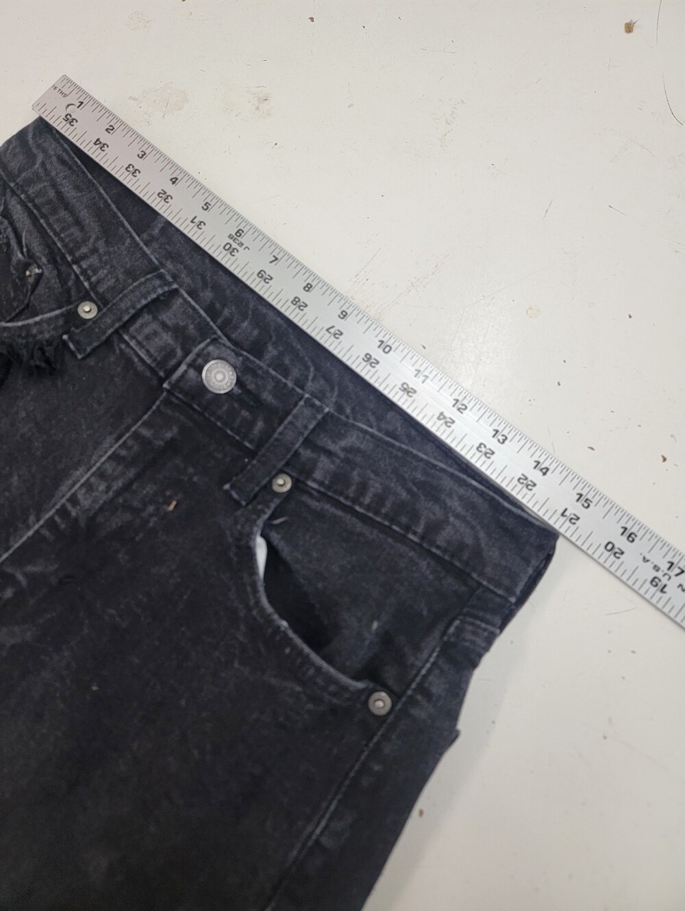 Levi's Maxi Jean Skirt With Johnny Cash - Upcycled - Picture 12 of 12